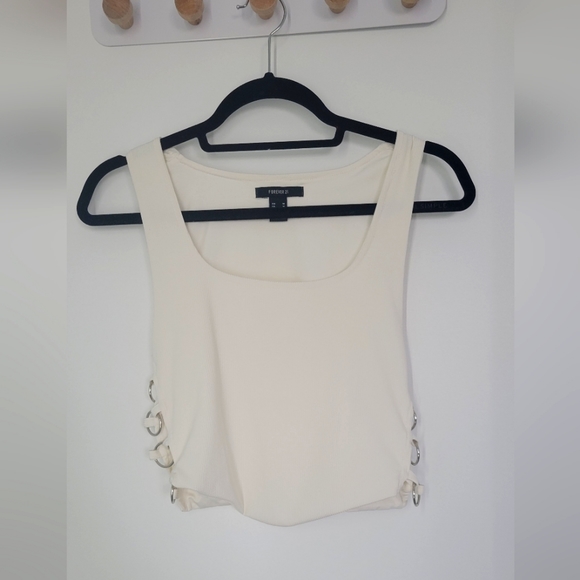 Crop Top With Side Details - Picture 1 of 2